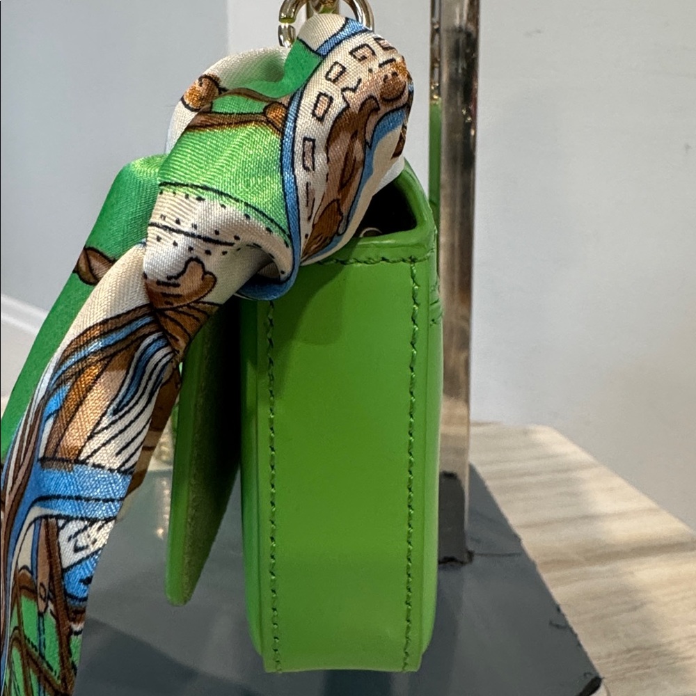 Sandro Bag Totemo Mini Leather Green Shoulder Bag - Picture 6 of 17